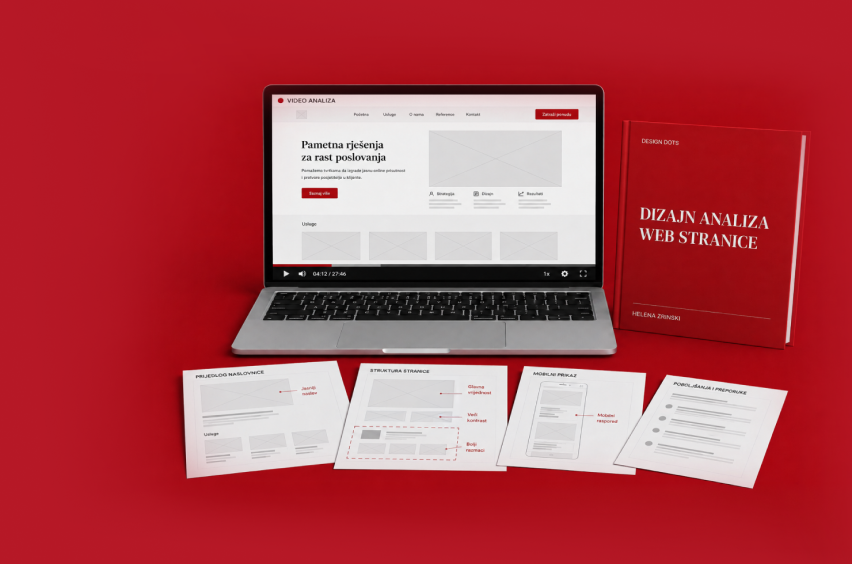 Usluga analize web stranice (dizajn, UX i struktura) – Design Dots 2
