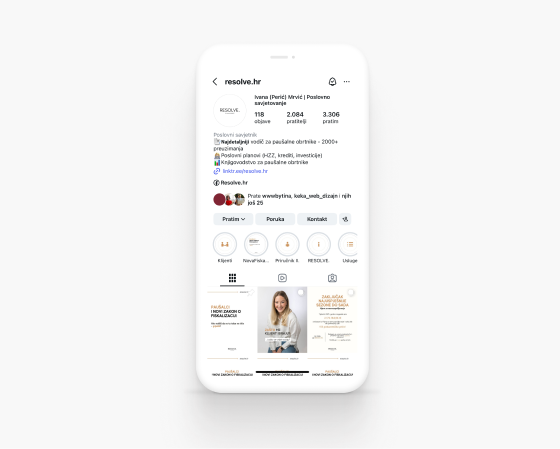 Usluga analize Instagram profila i vizualnog identiteta – Design Dots 9