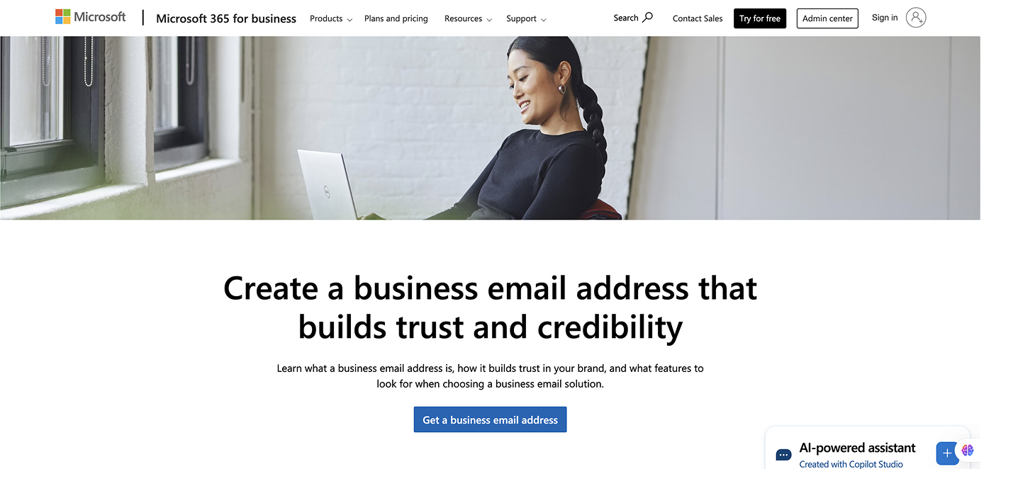 Profesionalna e-mail adresa uz Microsoft 365 Business