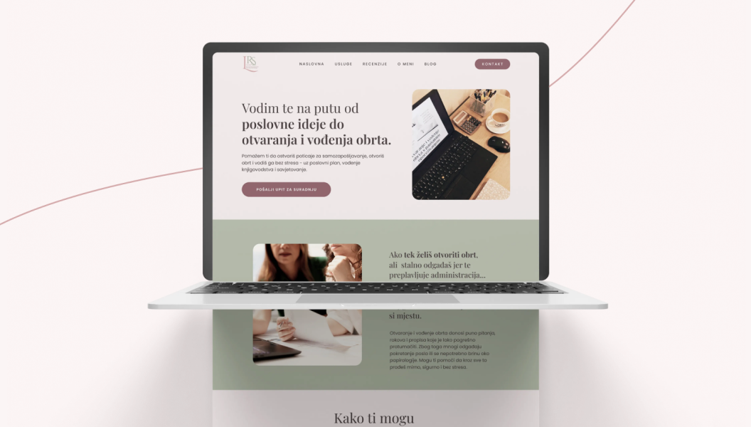 Prikaz web stranice za Libero na desktop uređaju