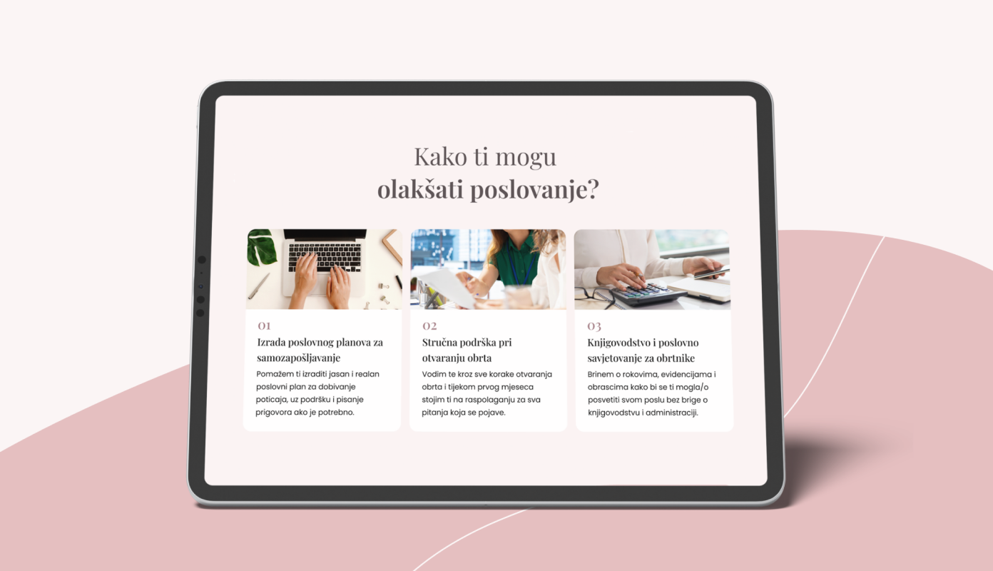 Prikaz web stranice za Libero na desktop uređaju