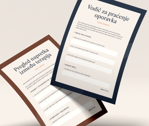 Detalj vizualnog identiteta i brendiranja za Matija Brentin